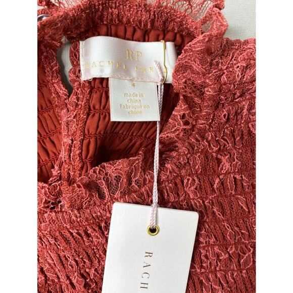 Rachel Parcell Smock Front Floral Lace Party Dress NWT Girls 4 Yrs - Picture 4 of 4